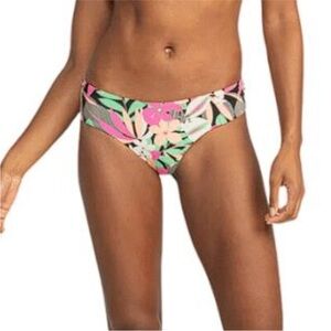 Roxy Printed Beach Classics Very Cheeky Bikini Bottoms in Palm Song SZ XL NWT